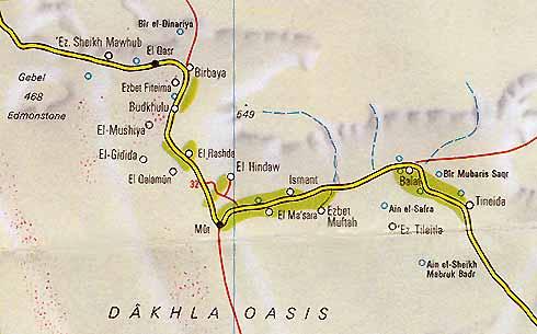 Carte dakhla