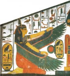 Maat with nefertari cartouche ancient egypt history