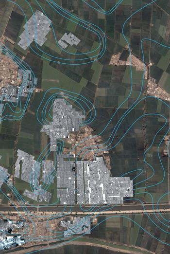 View of geophysical survey from the austrian mission at tel