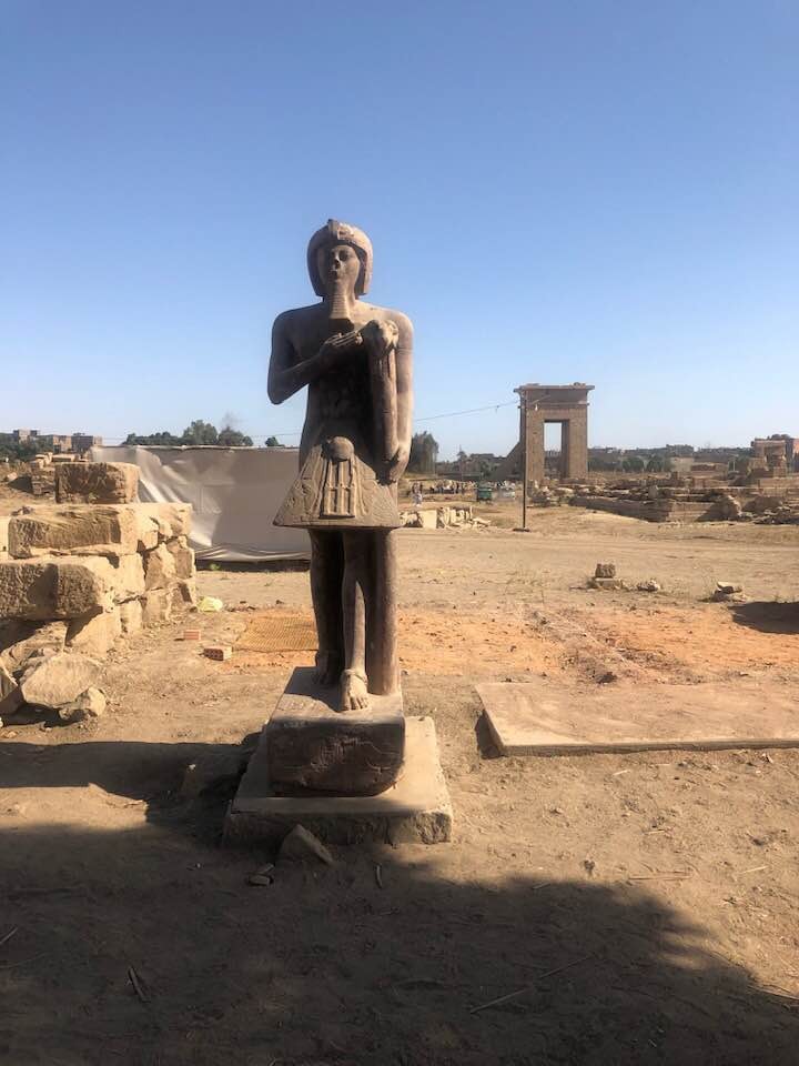 Amenhotep III in quartzite, from the Montu complex at North Karnak (closed to the public)