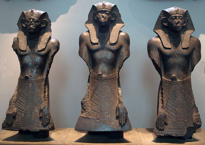 Statues from Deir el-Bahari