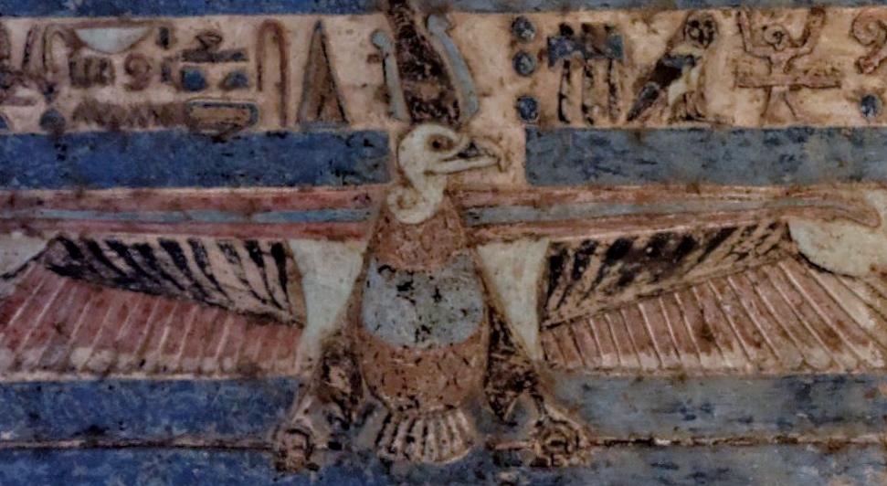  Au sein du plafond du temple Double d'Haroeris, Horus l'ancien et Sobek... 