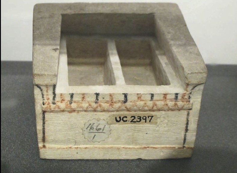 Une boîte calcaire datant de la période ptolémaïque excavée par Garstang
