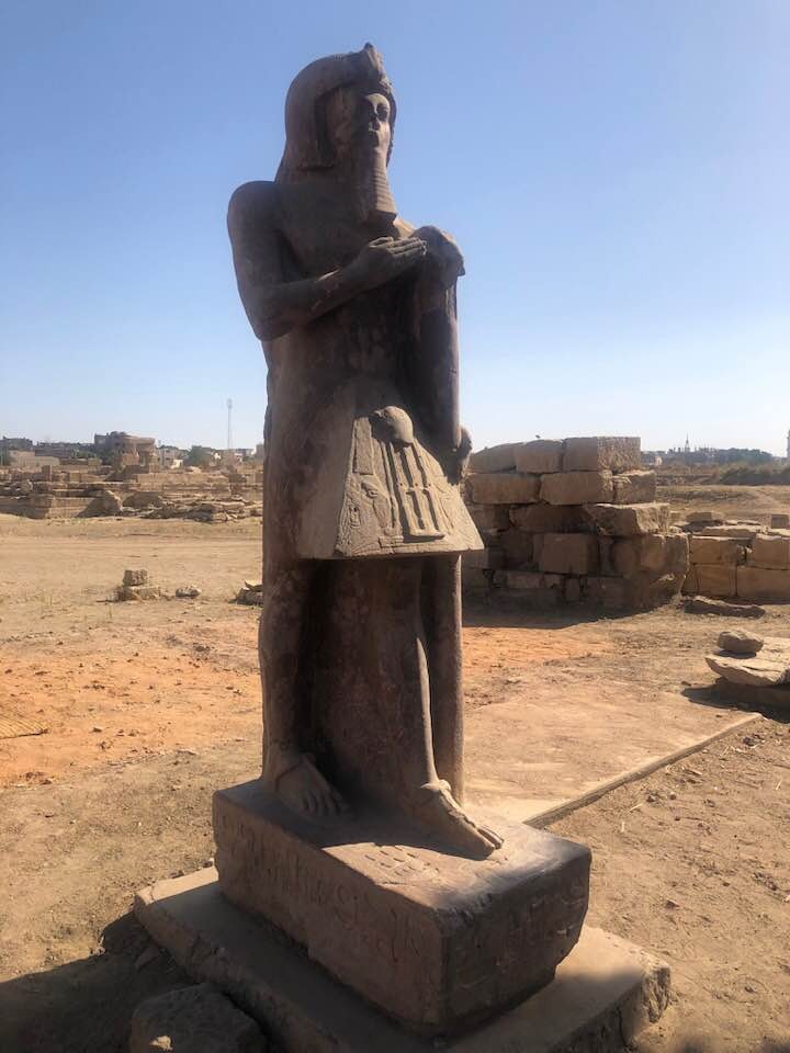 Amenhotep III in quartzite, from the Montu complex at North Karnak (closed to the public)