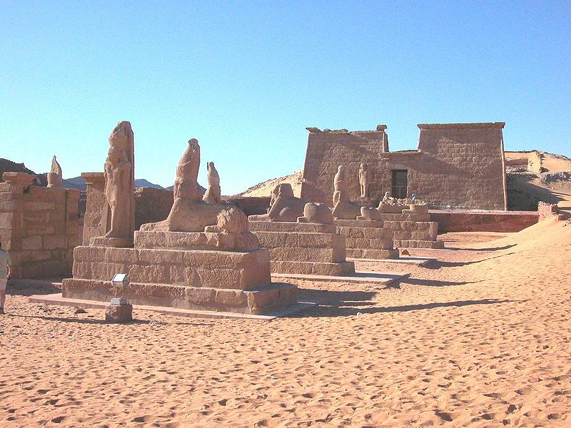 Vue du temple de Ramsès II à Ouasi-es-Seboua !