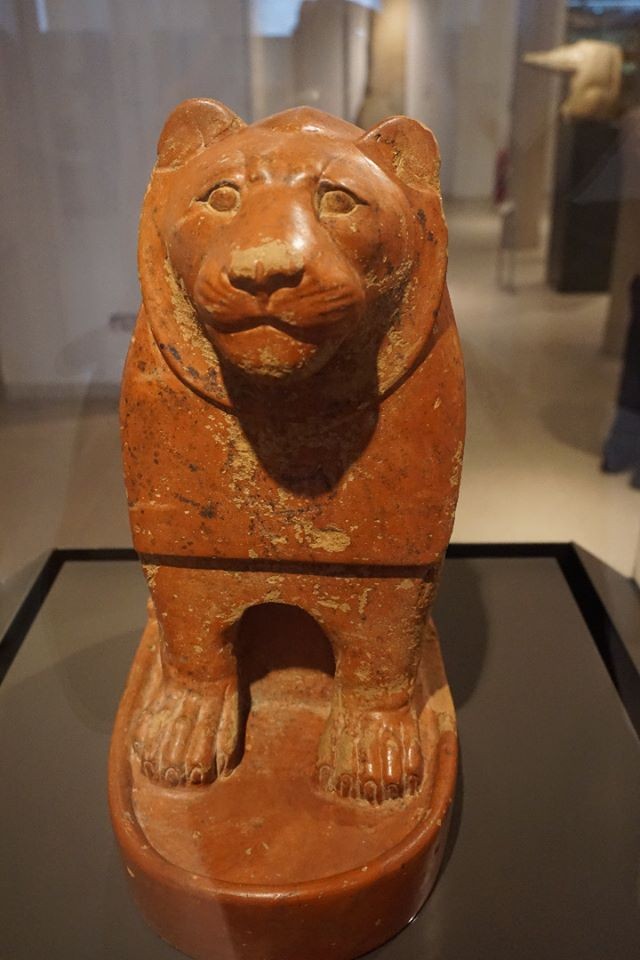 The guardian lion of Nekhen