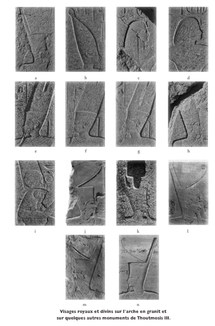 L'arche en granit de Thoutmosis III et l'avant-porte du VIe pylône.