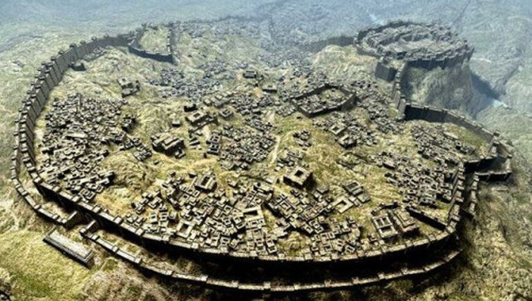 Hittite village reconstruction ancient hattusha 