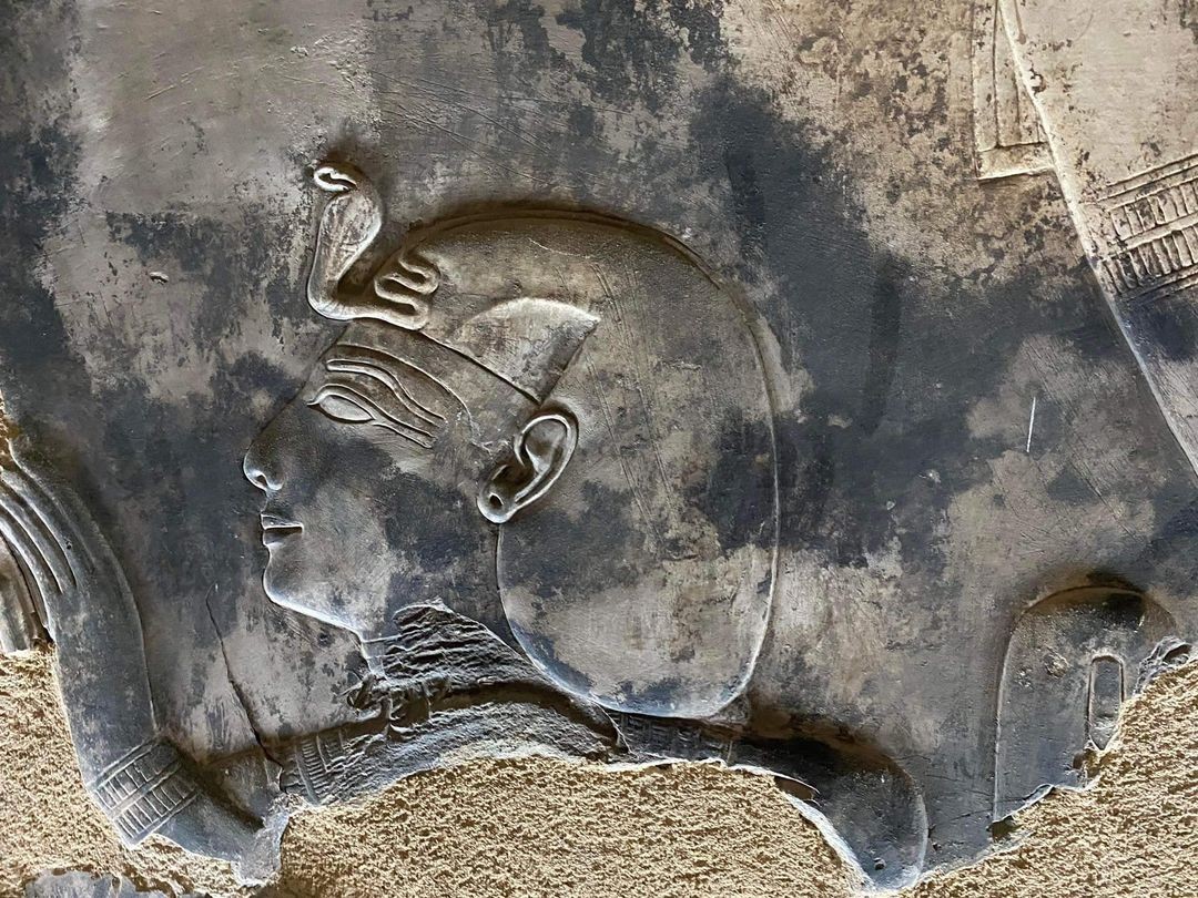 Seti i from his great temple of millions of years at abydos