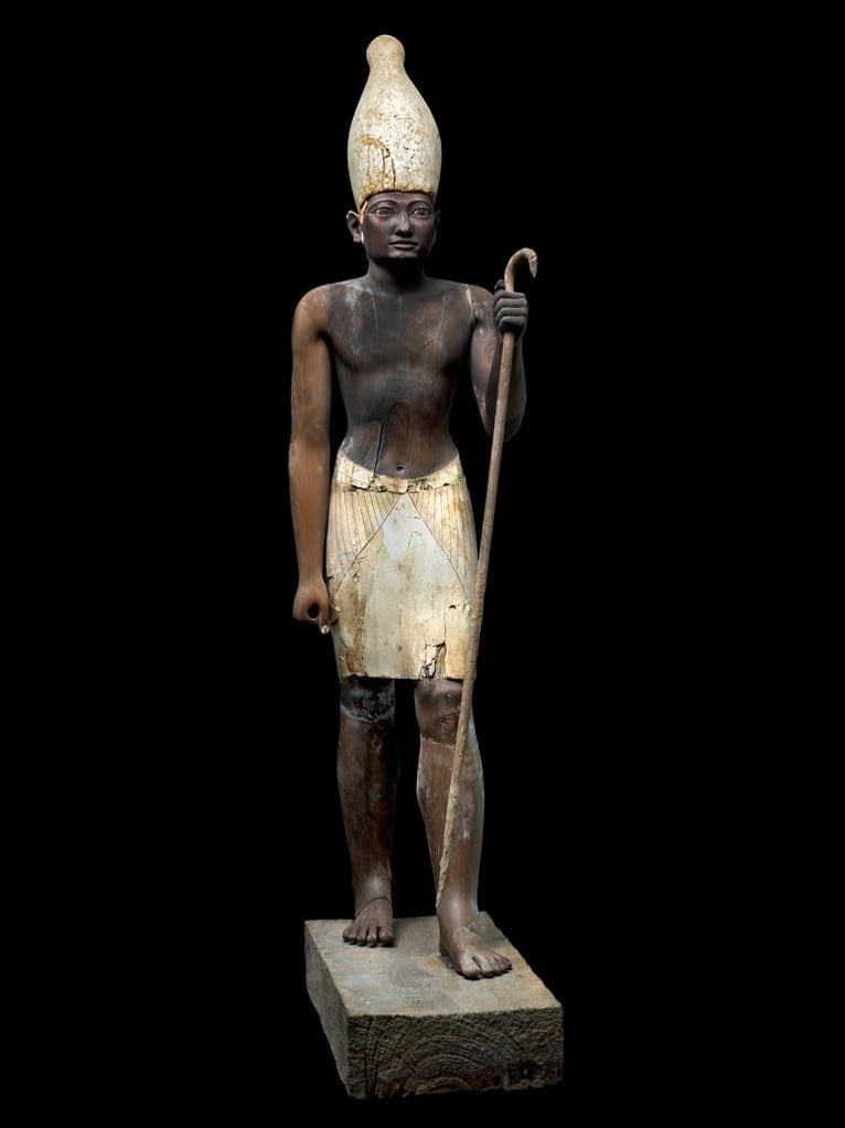Statue of king Senusret I _  Middle Kingdom