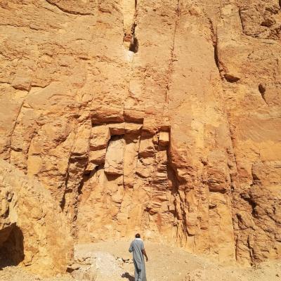 The cliff tomb of Hatshepsut my pic april 2020 ted loukes.