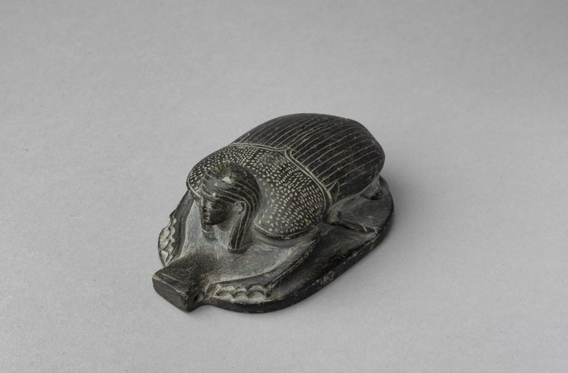 Human-headed Heart Scarab