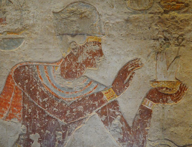 Offrande de Maât à Amon par Ramsès II !