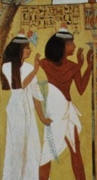 Caveau de la tombe de sennedjem paroi ouest