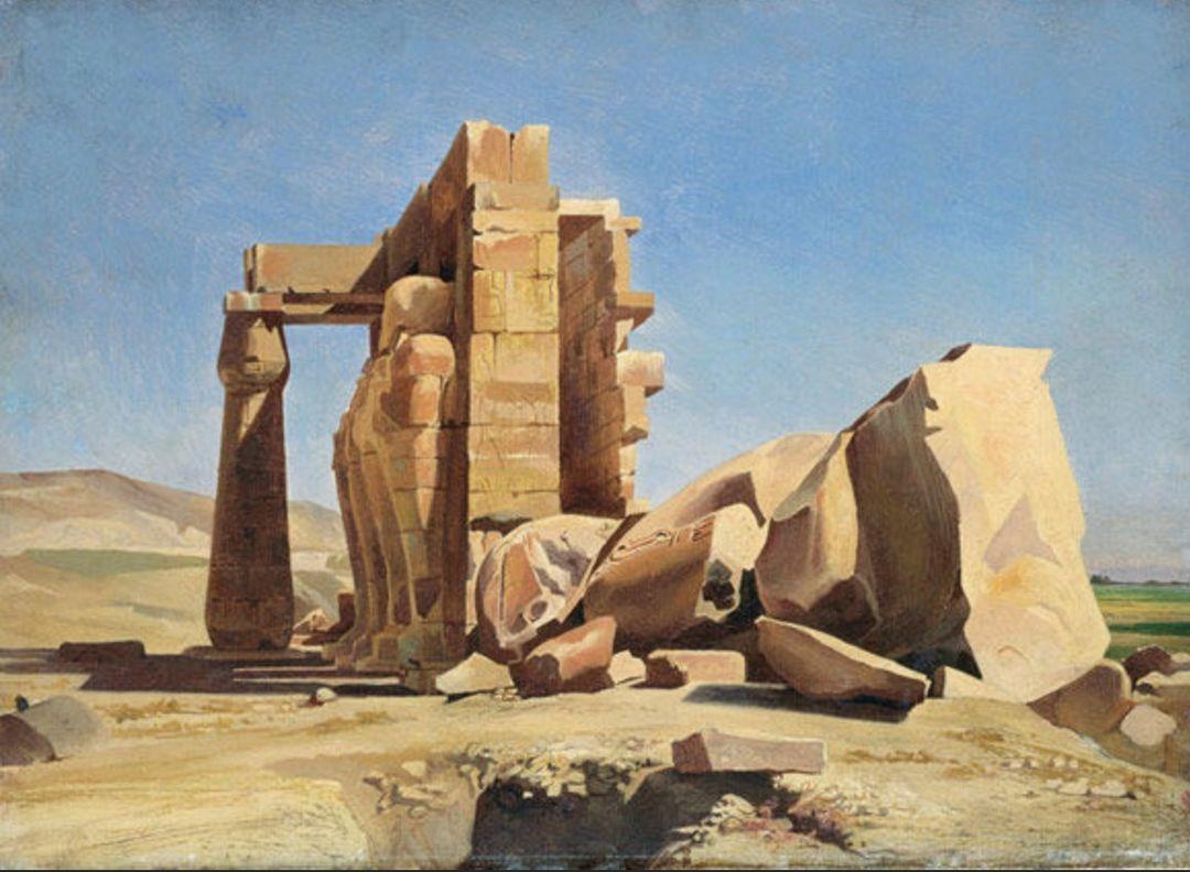 Charles gleyre ramesseum peinture a l huile 1834