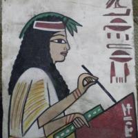 Scribe, celui qui écrit ; les hiéroglyphes, 
