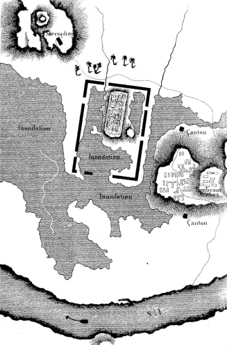 Jean francois champollion plan des ruines de sais cropped