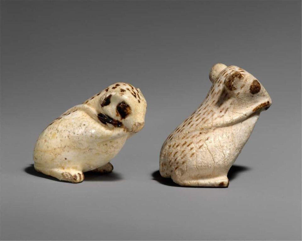 Jerboa figurine egypt middle kingdom dynasty 12 13 ca 1850 1640 b c from egypt memphite region possibly from heliopolis ain shams faience metropolitan museum of art 26 7 899