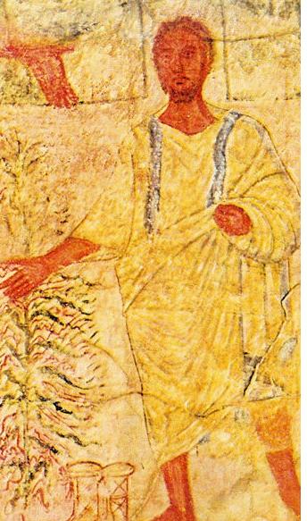 Moise et le buisson ardent l une des plus anciennes representation connues de l episode dans la synagogue de doura europos