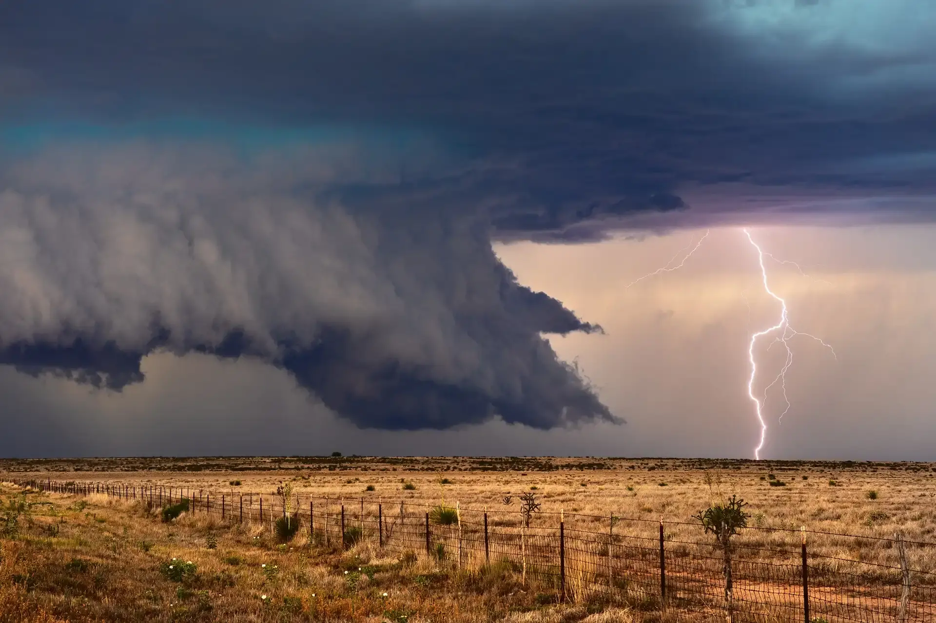 Nuage mur orage