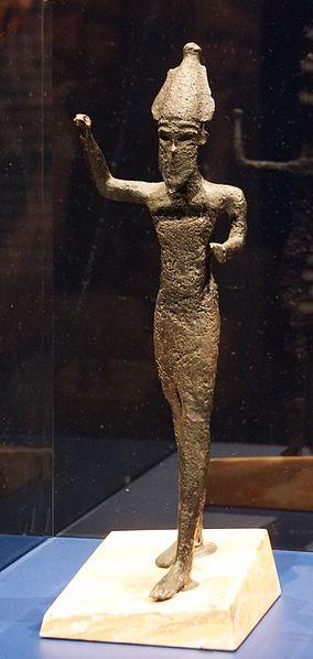 Phoenician statuette probably depicting reshef