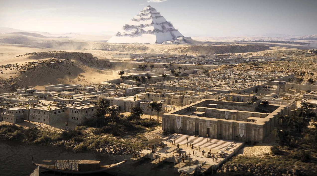 Pyramide de kheops et ses alentours