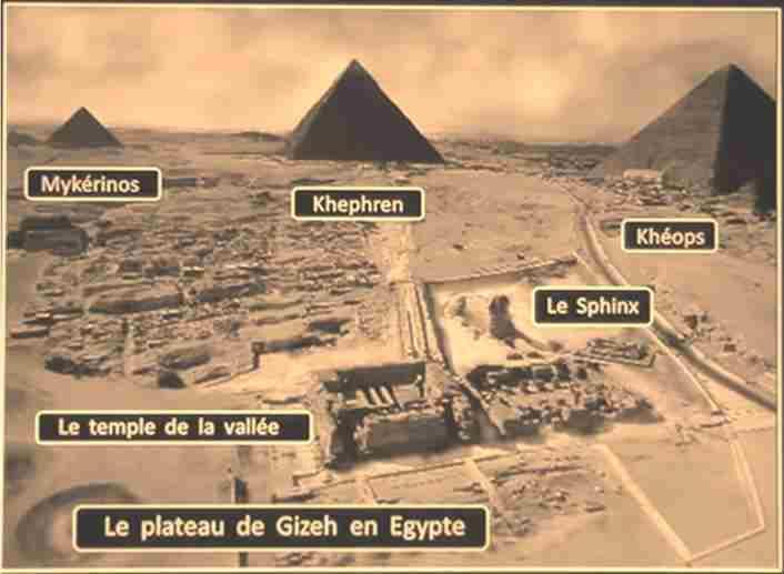 Pyramides de gizeh mykerinos khephren kheops astuce