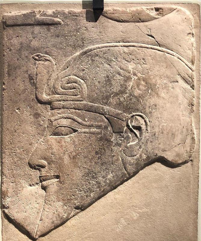 Relief with the head of thutmosis iii new kingdom dyn xviii thebes limestone inv no f 1933 12 1