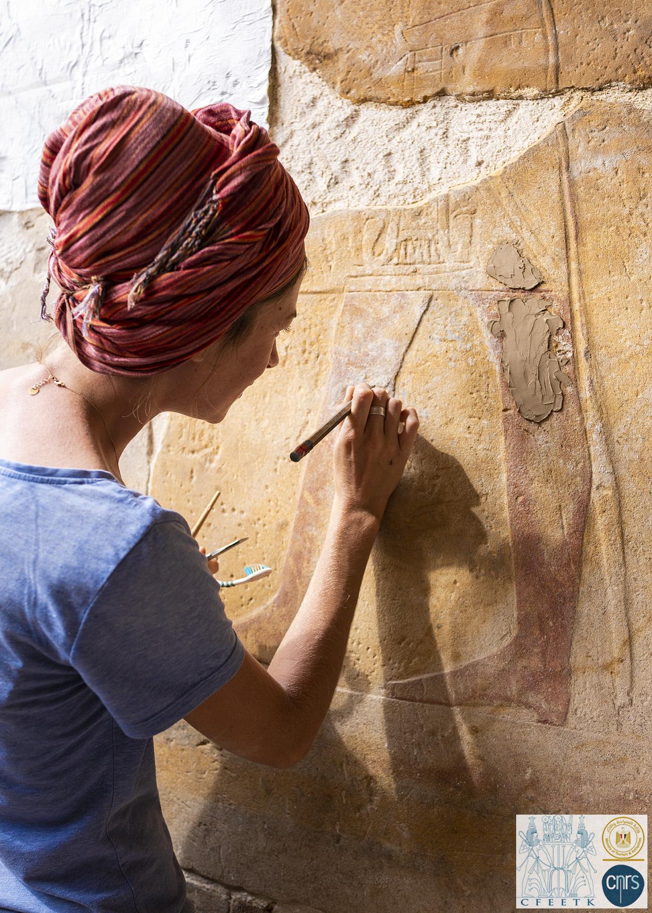 Restauration des magasins sud de l akh menou karnak bis