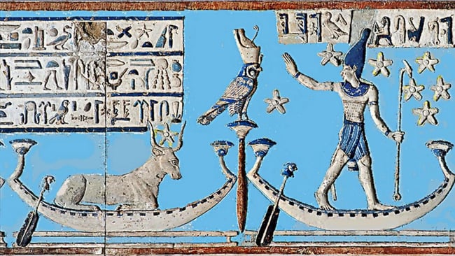 Sothis sur le plafond du pronaos de dendera 1